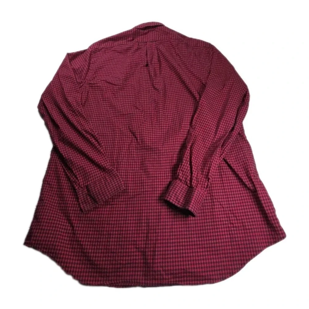 Polo Ralph Lauren Shirt‎ Mens XL Gingham Check Classic Fit Button Down RED/BLUE